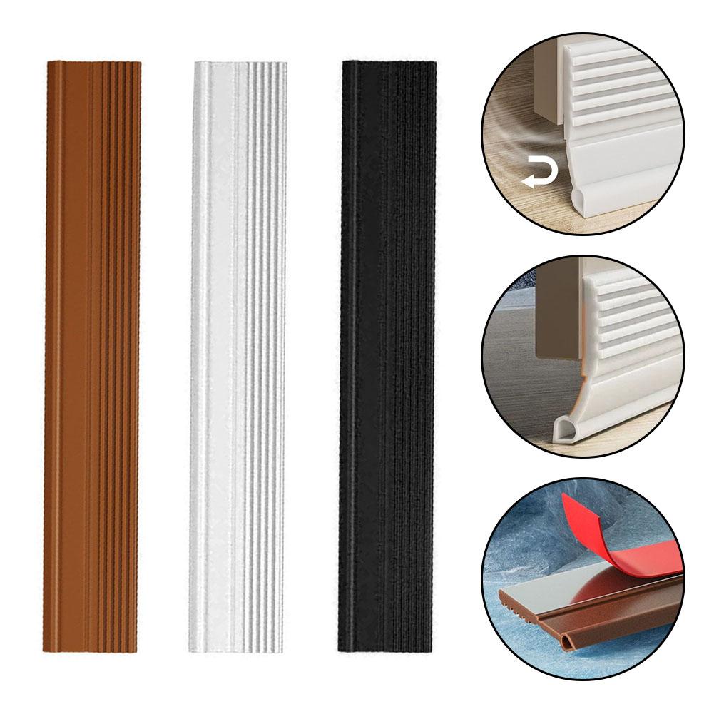 Door Bottom Seal Strip Under Door Weatherstrip Sealing Strips Draft Stopper Door Seal Anti-Cold Gap Blocker Windproof Strips