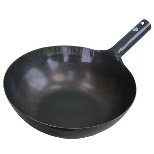 Yamada Industrial Co., Ltd. Iron Hammered One-Handed Wok (1.2mm Thickness) 33cm