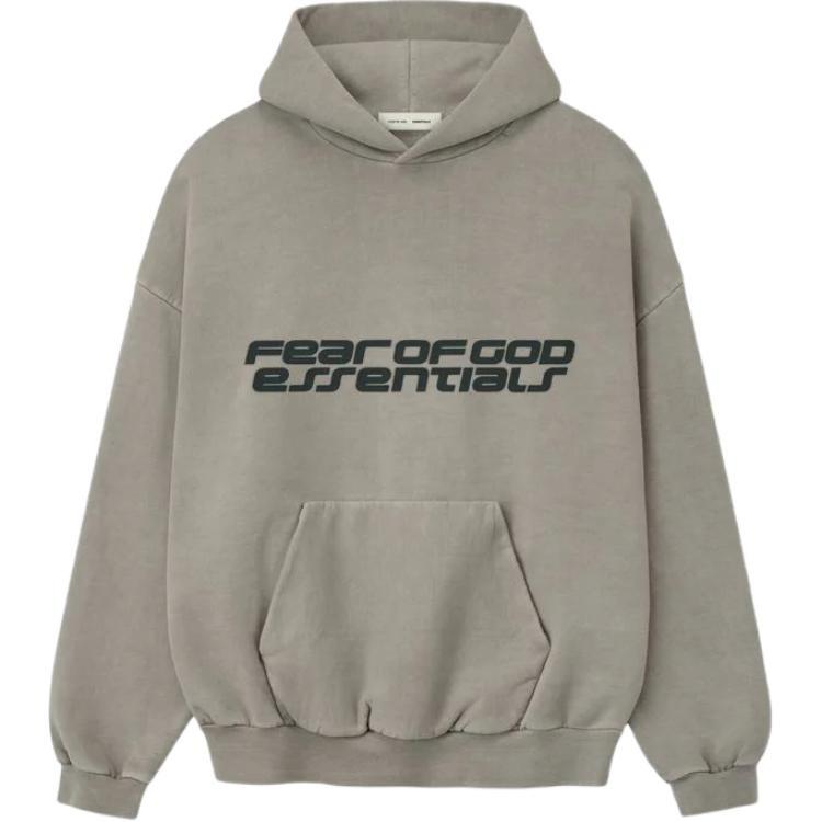 Fear of God Essentials Heavy Fleece 90s Hoodie 'Smoke Grey' Men's 192HO256561F