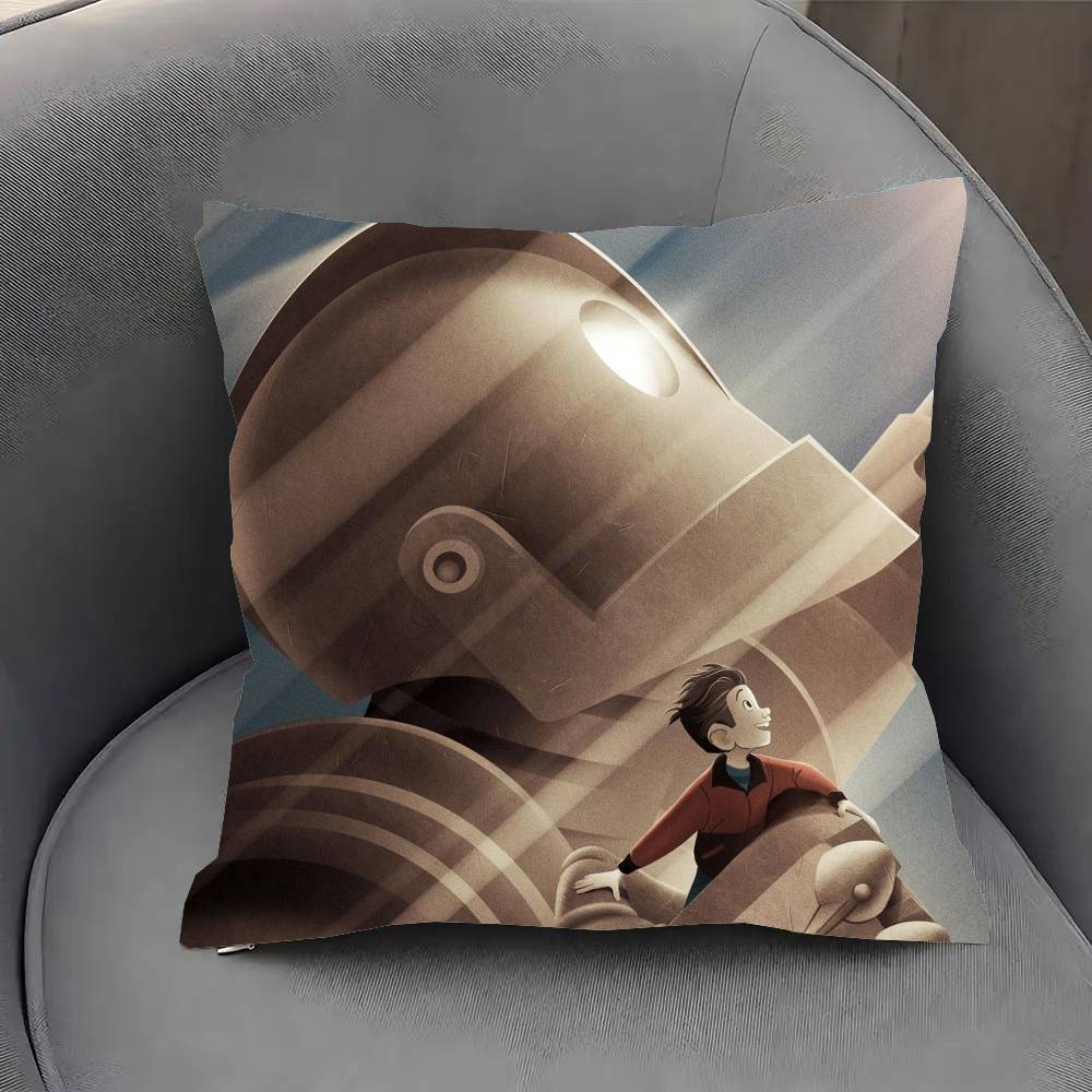 The Iron G-Giant Animated Movie Pillow Case Sofa Cushion Cover Room Home Decoration