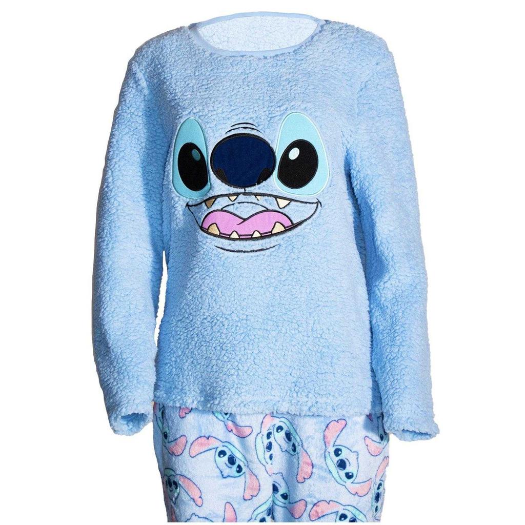 Lilo & Stitch Girls Fleece Long Pyjama Set