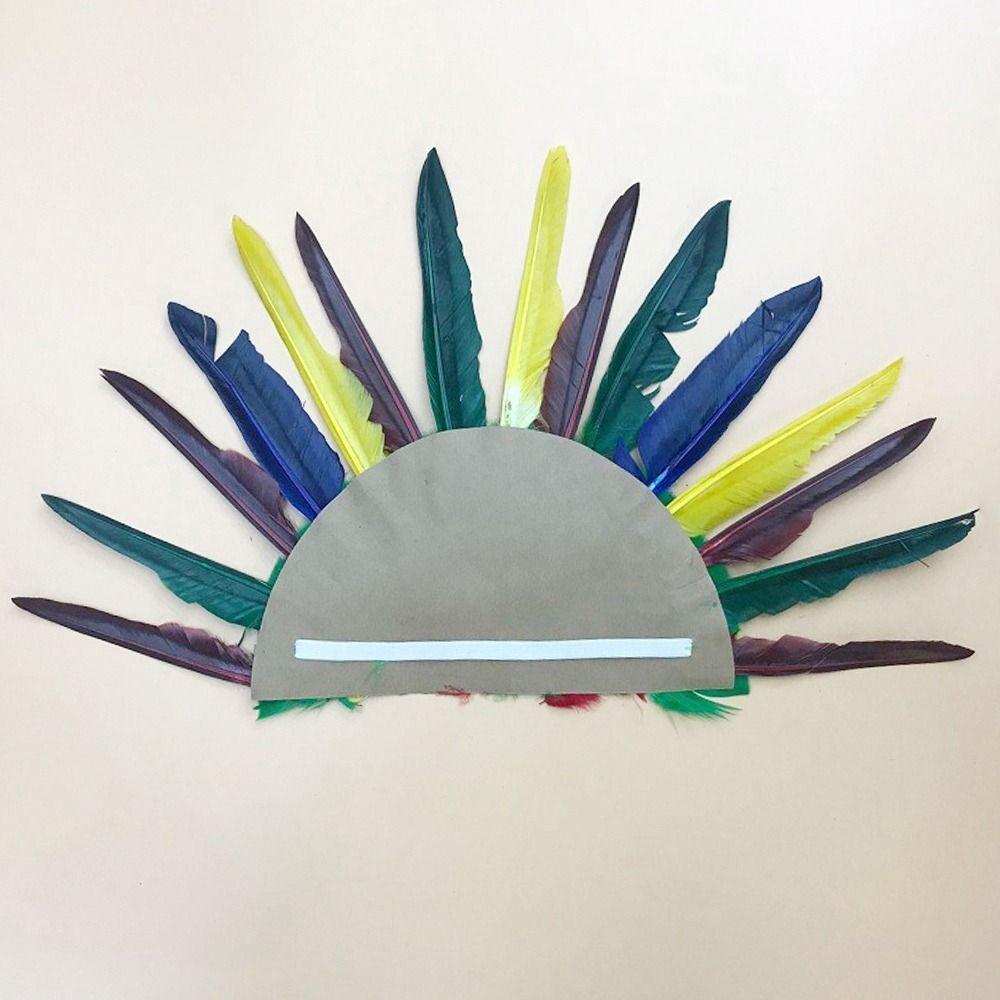 Children's Day Headpiece Fancy Dress Party Headwear New Feather Headdress