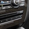 Kohlefaser AC CD Bedienfeld Aufkleber für BMW X5 F15 X6 F16 2014-2017 Innendekoration
