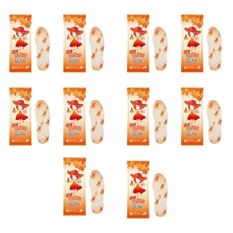 

10 Pairs Winter Shoe Insoles Instants Heat Generation Air Activated Disposable Inserts Foot Warmers Pads for Women 36 to 39 womens sty