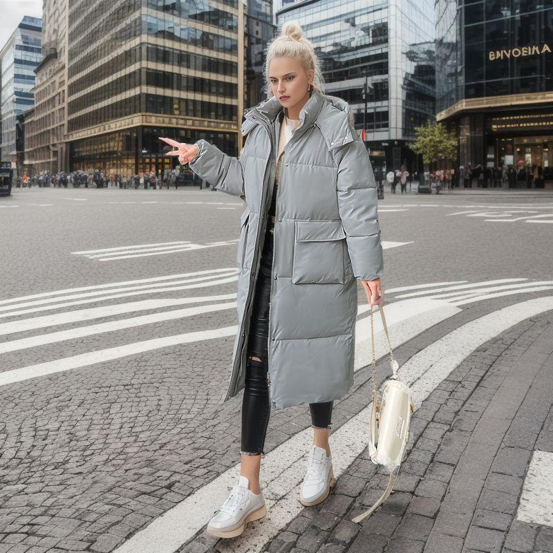 Thickened bread clothes, -padded clothes, women's loose long autumn and winter coats, cotton-padded jackets, new models