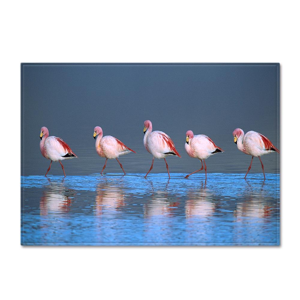 Flamingo Large Carpet Feather Wind Bedroom Floor Mat