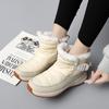 Women Warm Lined Boots High Top Shoes Winter Walking and Commuting Casual Outdoor Travel Seasonal Everyday Footwear Sizes 35-42