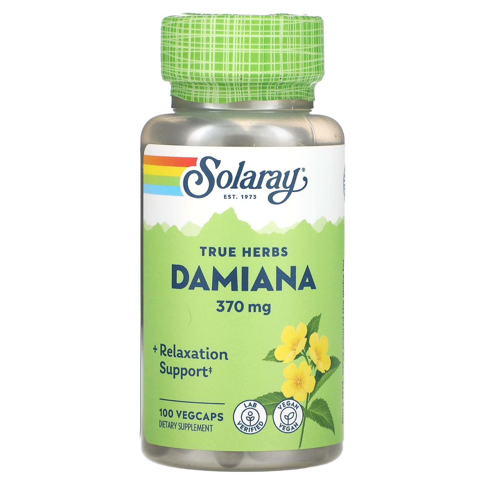

True Herbs, Damiana, 370Mg, 100 Veggie Caps