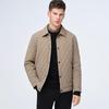 GIOVANNI VALENTINO Men's Casual Padded Turn-down Collar Jacket