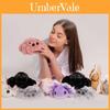 Adorable Black Spider Plush Toy With Colorful Blue Purple And Yellow Eyes