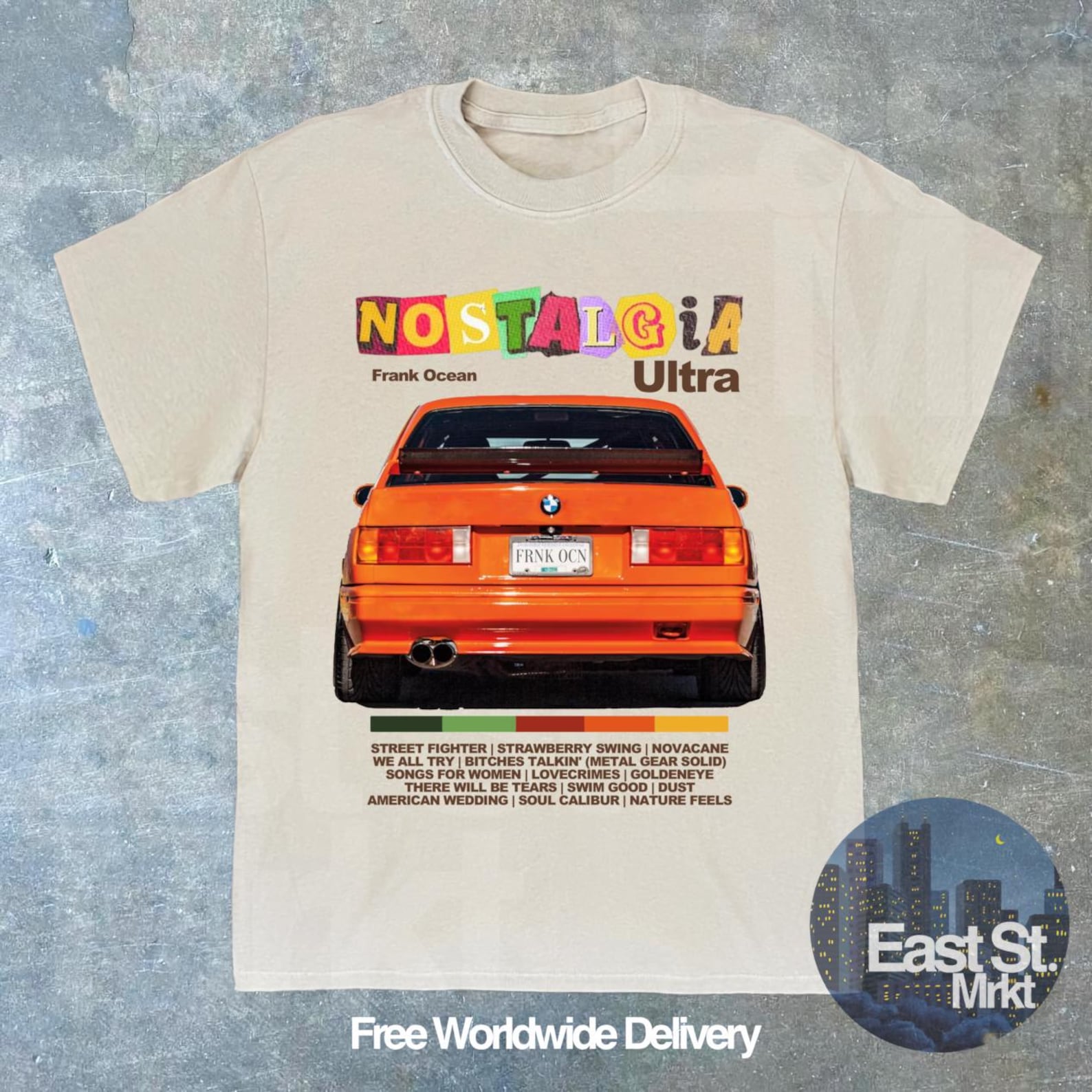 Frank Ocean Nostalgia Ultra T-shirt: Vintage Graphic Tee 2XL