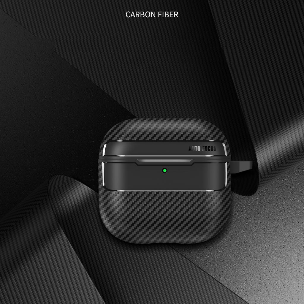 Business Carbon Fiber Pattern Earphone Accessories For Airpods 1 2 3 4 Protective Cover Suitable For Airpods Pro/Pro2/Pro3