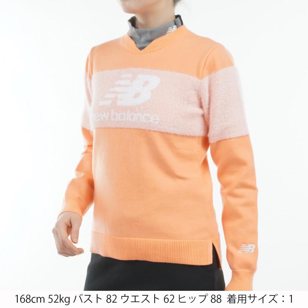 Golf Crew Neck Knit 0 [New Balance] (Stretchy/Brand Logo) / Women's / 012-4270507 151_Orange [S]