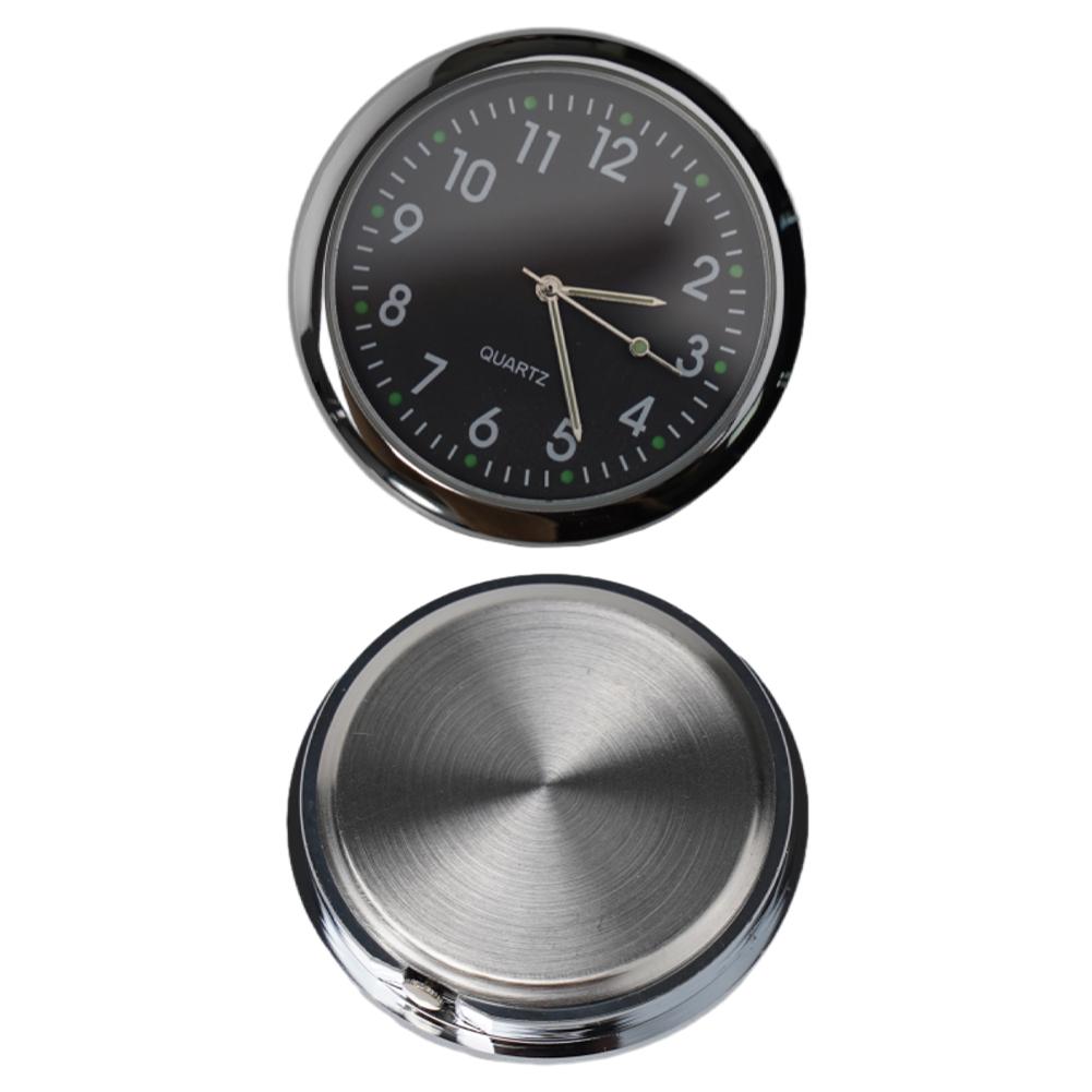 Air Vent Car Clock Watch Analog Black Clock Dashboard Quartz Replacement Replaces Watch Accessory Decoration Luminous Parts