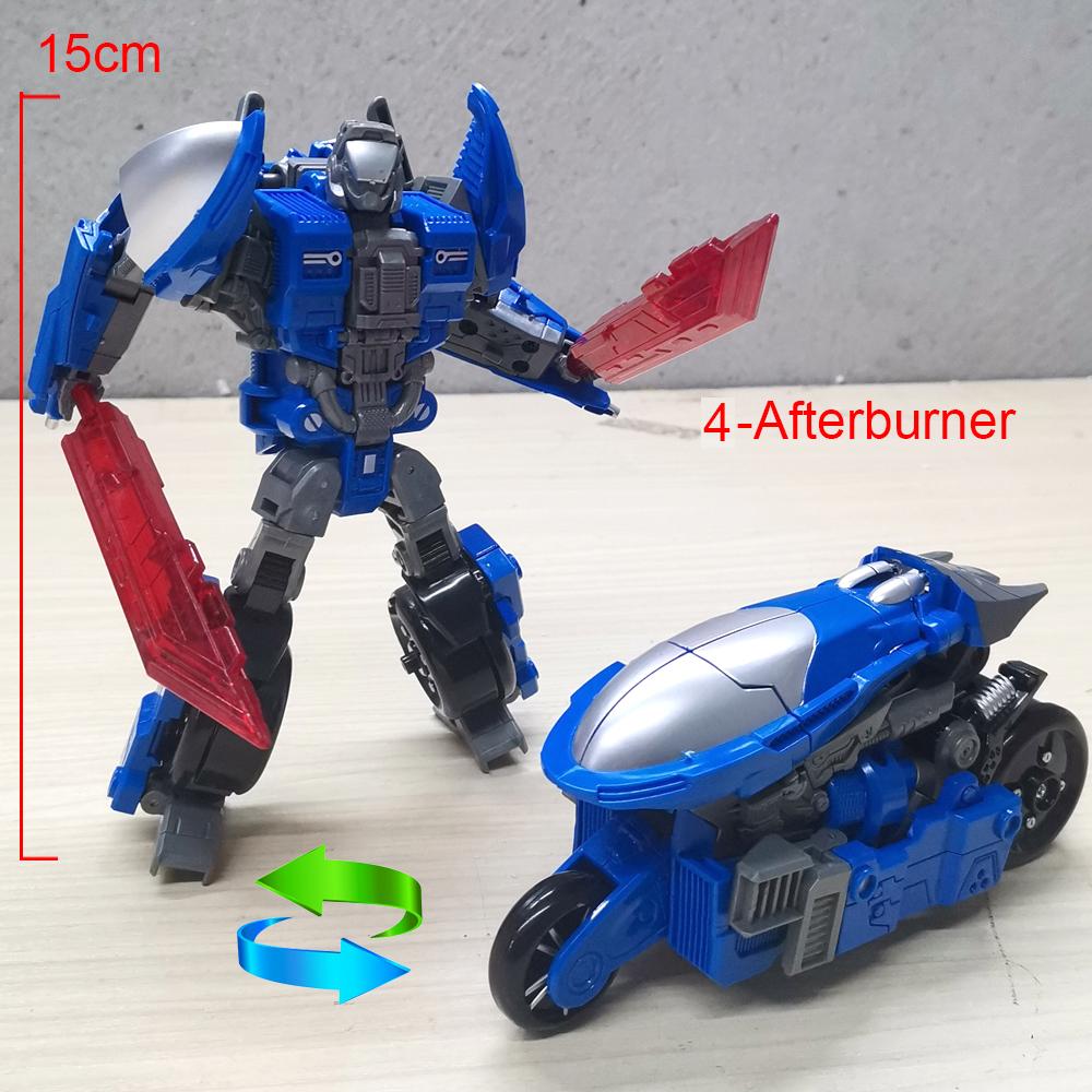 Computron 5IN1 Combination Transformation Toys Strafe Scatters Afterburner Nosecone Action Figure Deformed Robot Anime Model