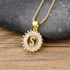 A piece of A-Z letters elegant and beautiful pendant necklace suitable for women men's initials fashionable versatile jewelry accessories