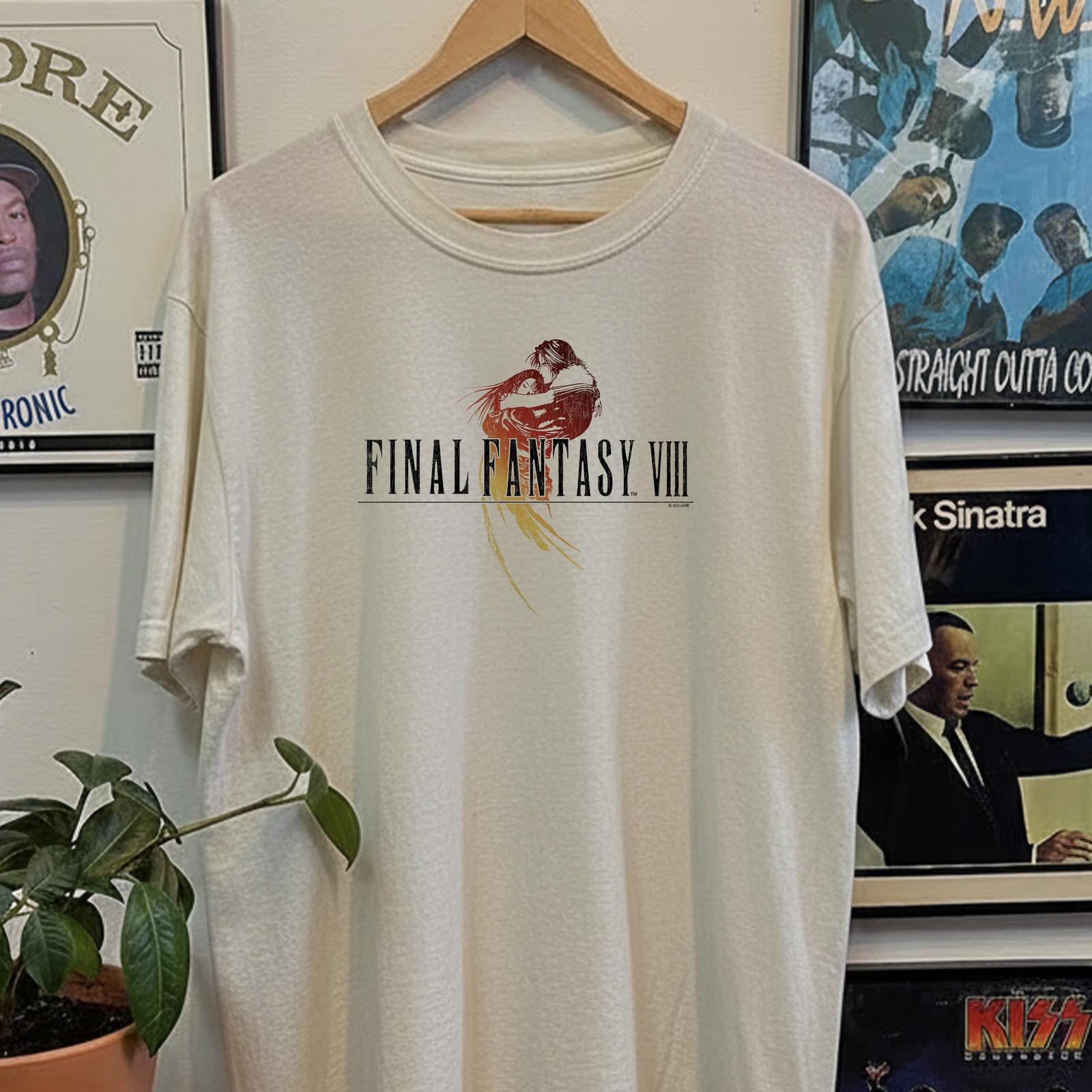 Final Fantasy VIII Promo Aged T-Shirt White XL 3XL