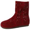 Versatile Boots Women's Shoes Single Shoes New Perforated Breathable Cool Boots and Short Boots