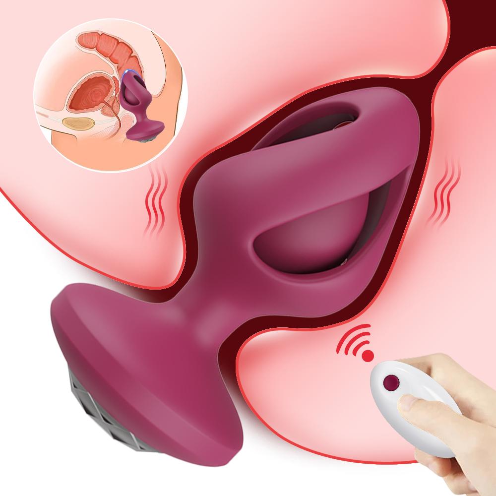 Anal Plug Vibrator Female Butt Plug for Women Prostate Massager Wireless Remote Control Adults Sex Toys Buttplug for Men Gay