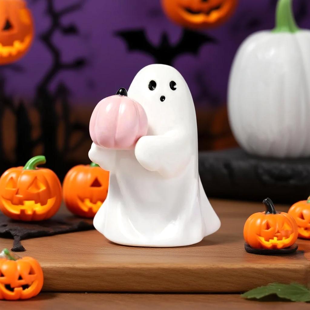 Halloween Figurine, Spooky Resin Statue, Cute Finger Decor For Halloween Decorations, Porch And Indoor Spooky Home Decor
