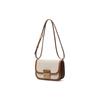 New CHARLES&KEITH Scarf Canvas Series Canvas Tofu Bag Shoulder Bag Small Women's Multicolor CK2-80782074