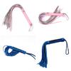 Faux Leather Flogger Whip Handmade Whip with Wooden Handle Adult Roleplay Whip Cosplay