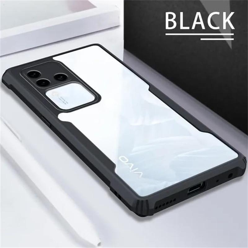 

Для Vivo V30 5G V 30 Pro V2318 V2319 чехол Мягкий силиконовый край Жесткая задняя крышка Противоударный чехол для телефона против падения
