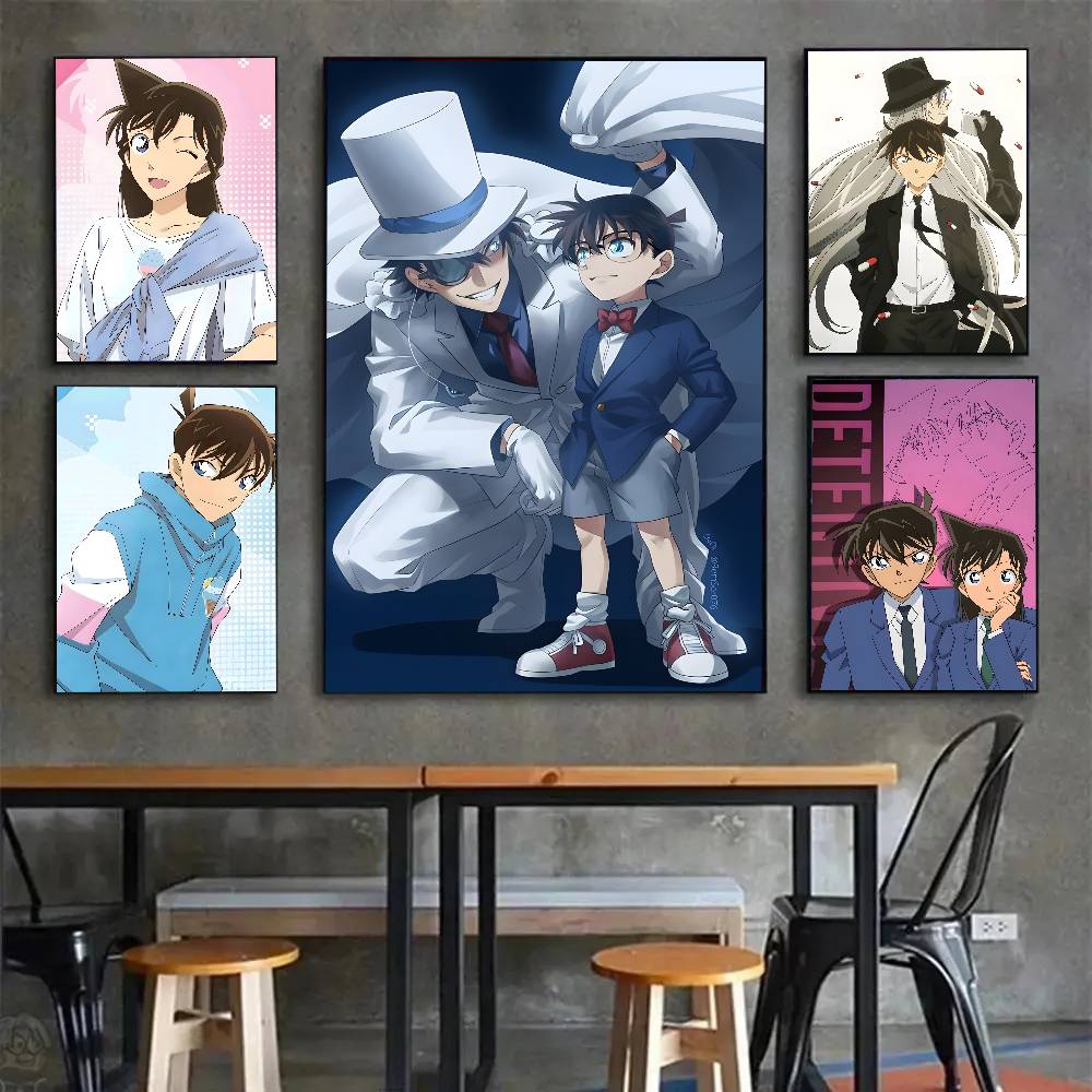 D-DETECTIVE Conan ANIME Poster Leinwandbild Poster Mit Drucken Haus Schlafzimmer Wohnzimmer Dekoration Geschenk