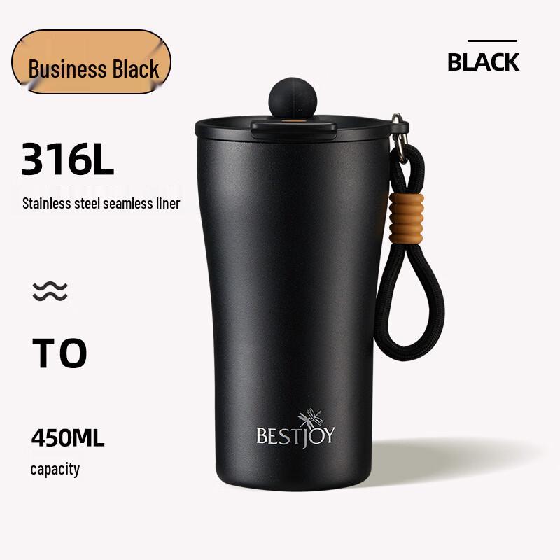 FUGURNG BESTJOY Изолированная кружка для кофе из нержавеющей стали 316L