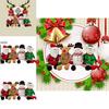Festive Plush Santa Snowman Elk Doll Decorative Toy For Christmas