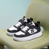 Boys Leather Fashion Casual Board Shoes Big and Middle School Children Girls Students Campus Lightweight Fashion Casual Board Shoes