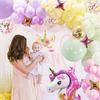 147 Stück Einhorn-Ballons, Einhorn-Geburtstagsparty-Dekorationen, Kinder, Mädchen, 1. Geburtstag, Ballon-Dekor, Babyparty, Geschlecht offenbaren, Zubehör