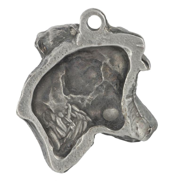 Jack Russell Terrier - Silver-plated Key Ring with Dog, Handbag Decoration, Backpack Pendant by Art-Dog Brand