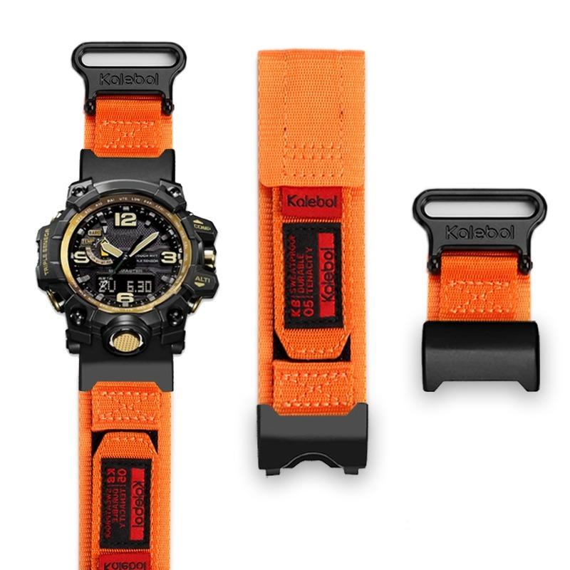 Pro Casio G-SHOCK mudmaster GWG-1000/GB série sportovní horolezecký nylonové plátno řemínek k hodinkám pro muže příslušenství náramek