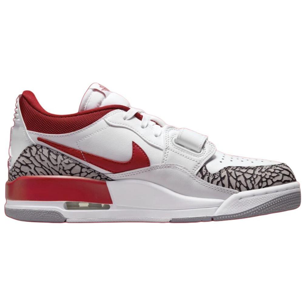 Air Jordan Jordan Legacy 312 Low Weiß Gym Rot Damen Sneaker Zementgrau Schwarz FQ7827-106