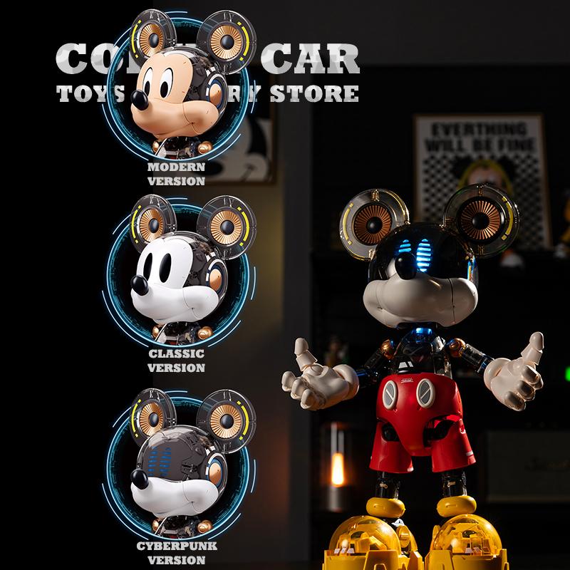 30cm Mickey Mouse Bricks 3D Model Cute Anime Building Blocks Dolls Action Figure Assembly Toy Cartoon Decor Birthday Gift