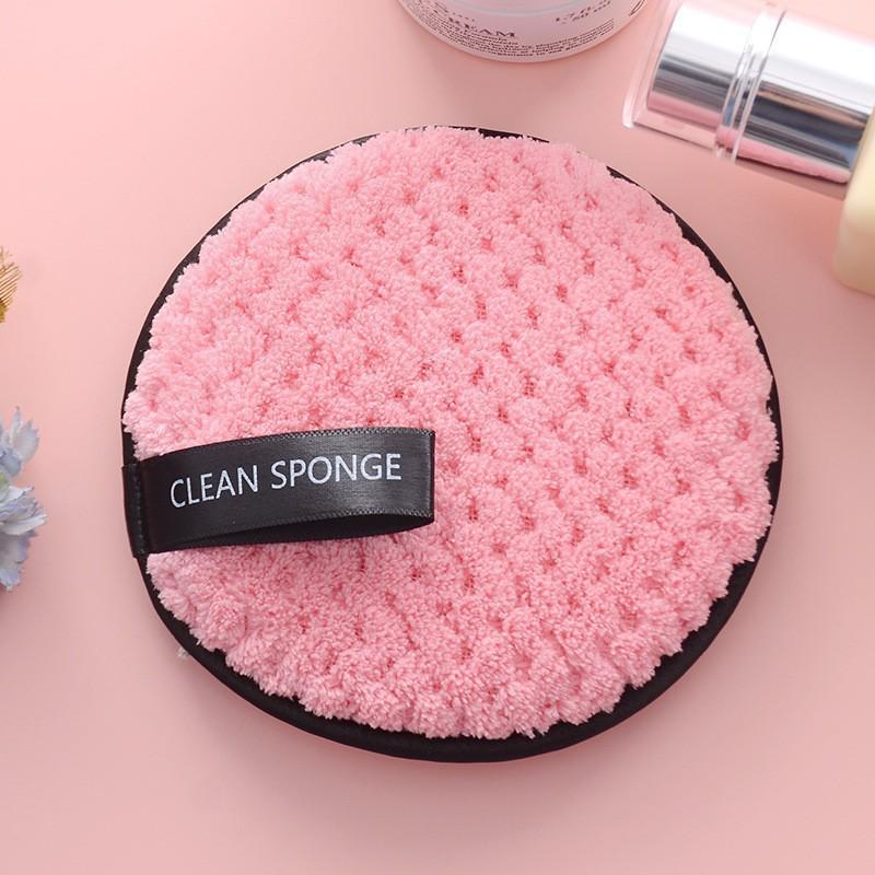 Reusable Beauty Cleansing Puff - Wet & Dry Makeup Remover and Face Wash Puff