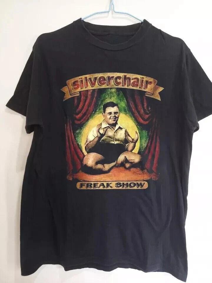 Футболка унисекс с коротким рукавом Черная Silverchair Freakshow Q2321 2XL