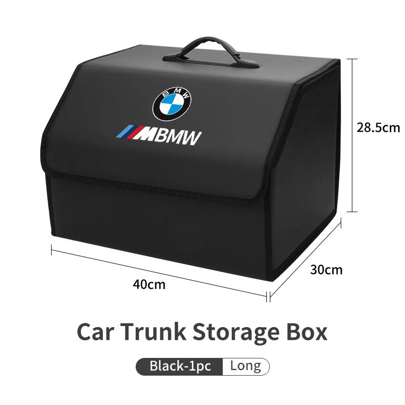 2025 Heiße Auto Kofferraum Aufbewahrungsbox Große Kapazität Werkzeug Organizer Koffer Zubehör Für BMW Motorsport X1 X3 X5 E39 E46 E90 F20 E60 F