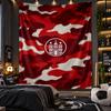 Wandbehang Teppich FC St. Pauli Fußball Druck Stoff für Wohnzimmer Schlafzimmer Heimdekoration