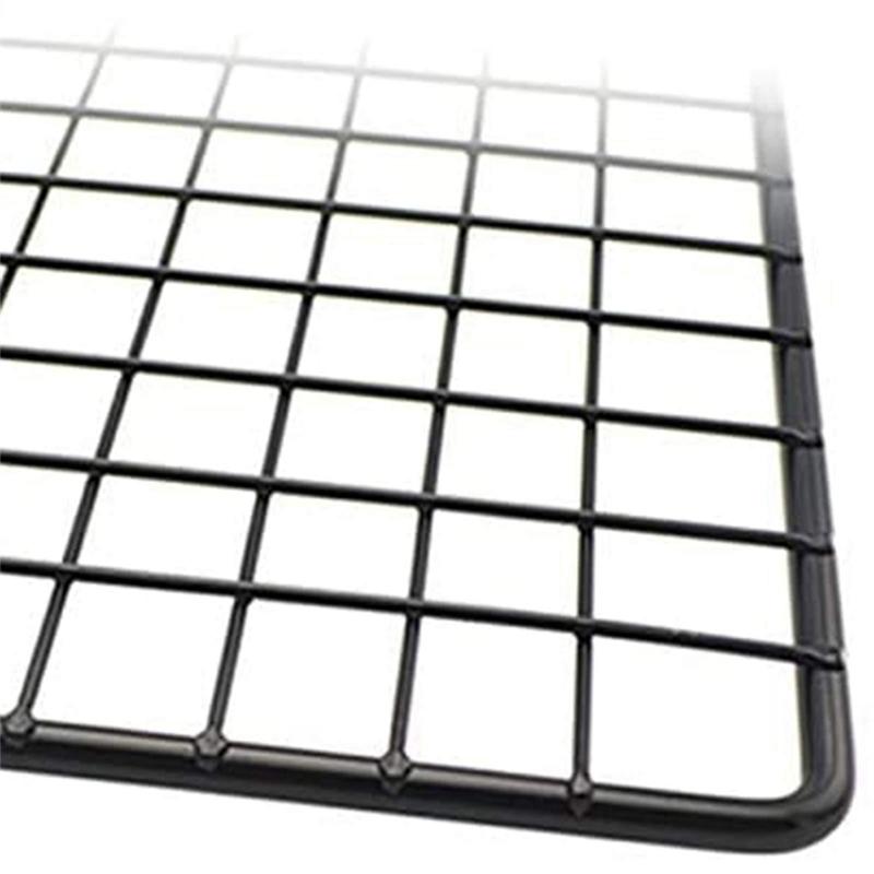 2 Stück Edelstahl-Kühlgitter passt auf Backblech, Heavy Duty, Ofenfest zum Braten, Kochen, Grillen - B61B