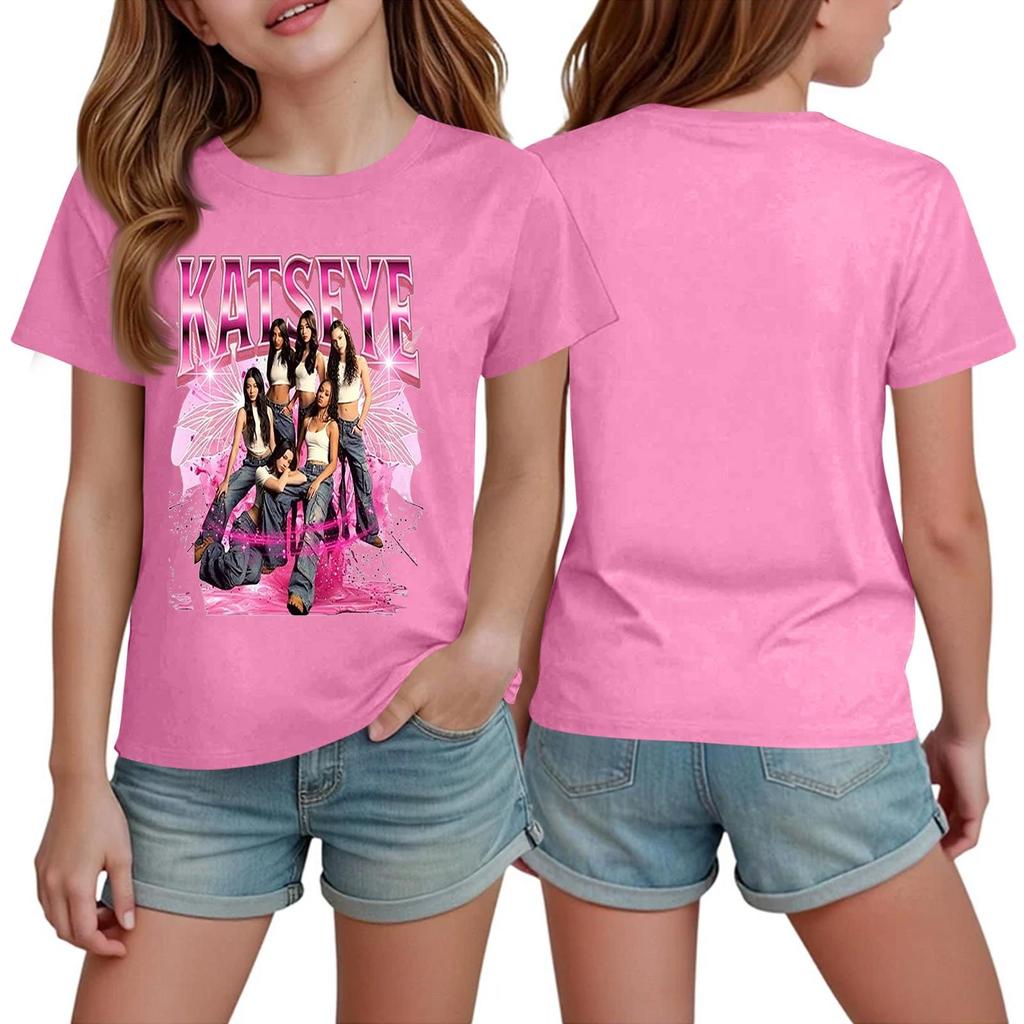 Kids Unisex Fashion Short Sleeve T-Shirt for Boys and Girls