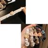 1/5Pcs Korean Heart Shaped Hair Ties Simple Elastic Soft Cotton Ponytail Holder Rubber Bands Scrunchie for Girls Hair Accessories