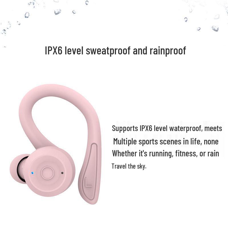 Waterproof Bluetooth Ear-hook Sports Earbuds with Noise Cancelling & Long Battery Life