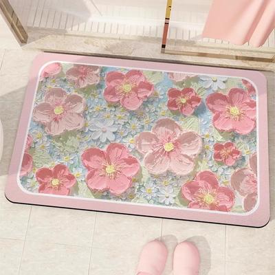 Italian Bathroom Floor Mat Diatom Mud Quick-drying Floor Mat
