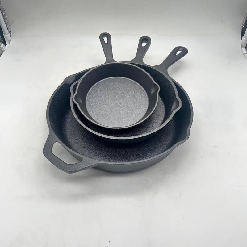 Wutuo Cast Iron Camping Skillet Set