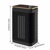 Fast Heating Electric Heater Oscillation Function PTC Heater Cold Days Space Heater  Desktop Use