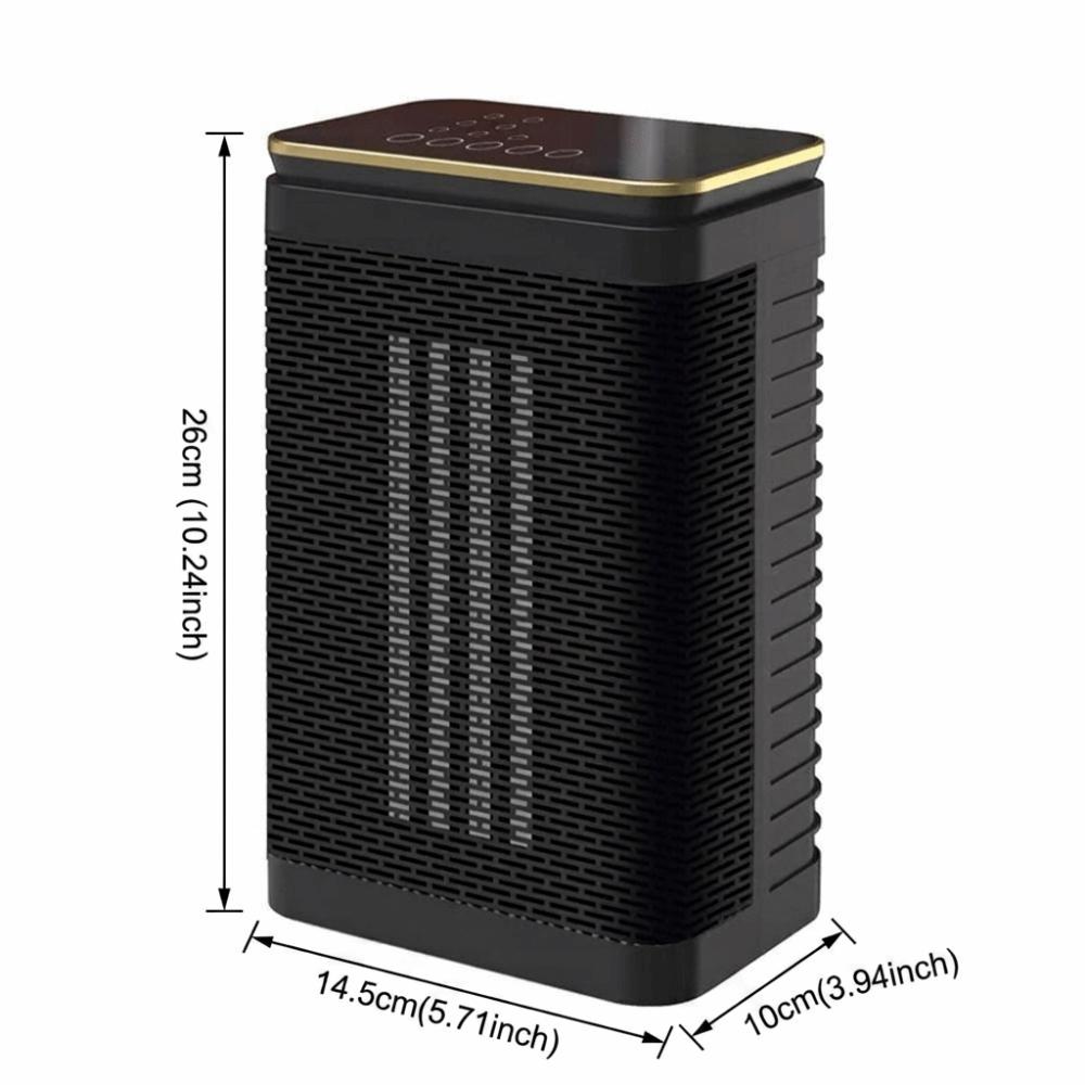 Fast Heating Electric Heater Oscillation Function PTC Heater Cold Days Space Heater Desktop Use