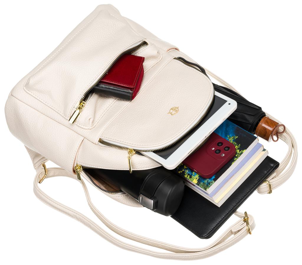 Eco backpack R-KP-21-A19-0316 Beige