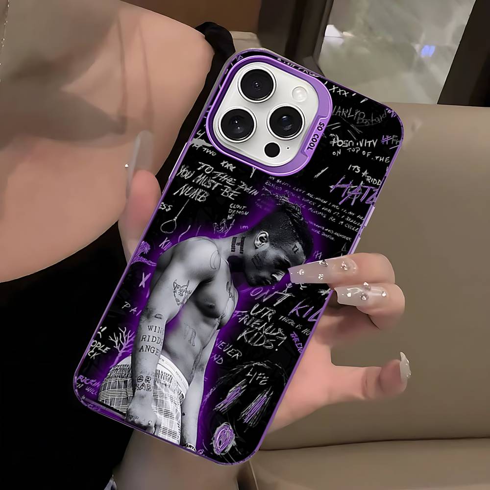 

Чехол для телефона рэпера X-XXXTentacion Для IPhone 16 15 14 13 12 11 17 Pro MAX Plus Pro Матовый противоударный чехол iPhone 13